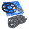 Kit de Arrastre Sprocket Piñon y Cadena Pulsar NS200 / As200 Bajaj Pulsar NS 200 (versiones carburadas y Fi) Pulsar AS 200  *CADENA SELLADA CON ORINGS*  Cadena de 108 Eslabones Sprocket de 39 dientes Piñon de 14 dientes