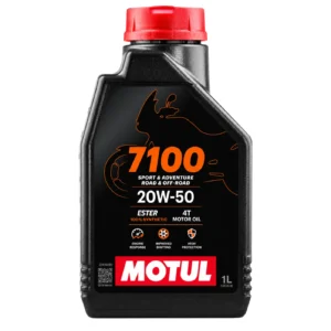 Aceite Motul 7100 4T 20W-50 100% Sintético para Motocicleta | 1 Litro