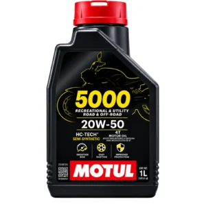 Aceite Motul 5000 4T 20W-50 Semisintético para Motocicleta | 1 Litro