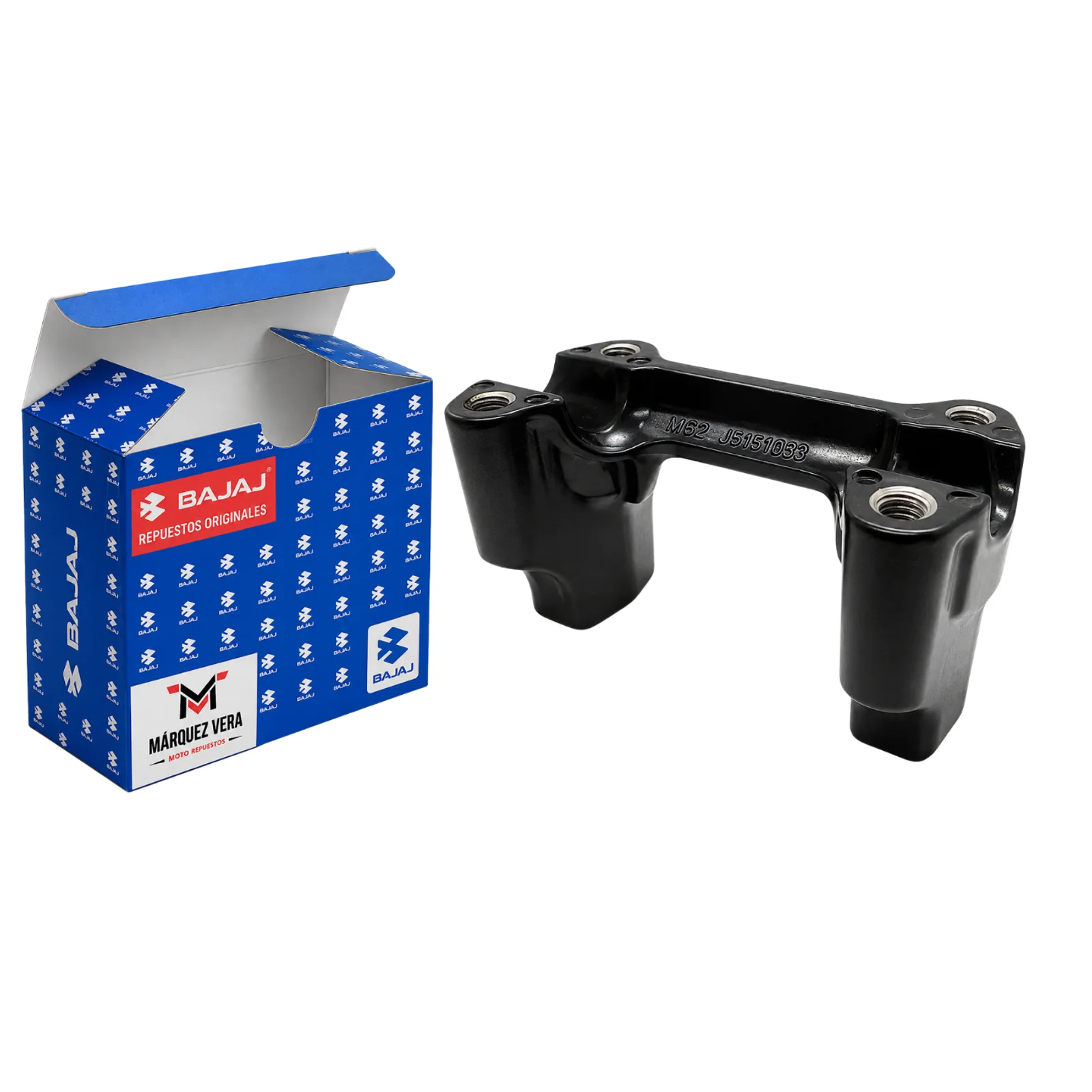 Soporte Inferior de Manubrio Original Bajaj Dominar 400 UG, Touring y Dominar 250