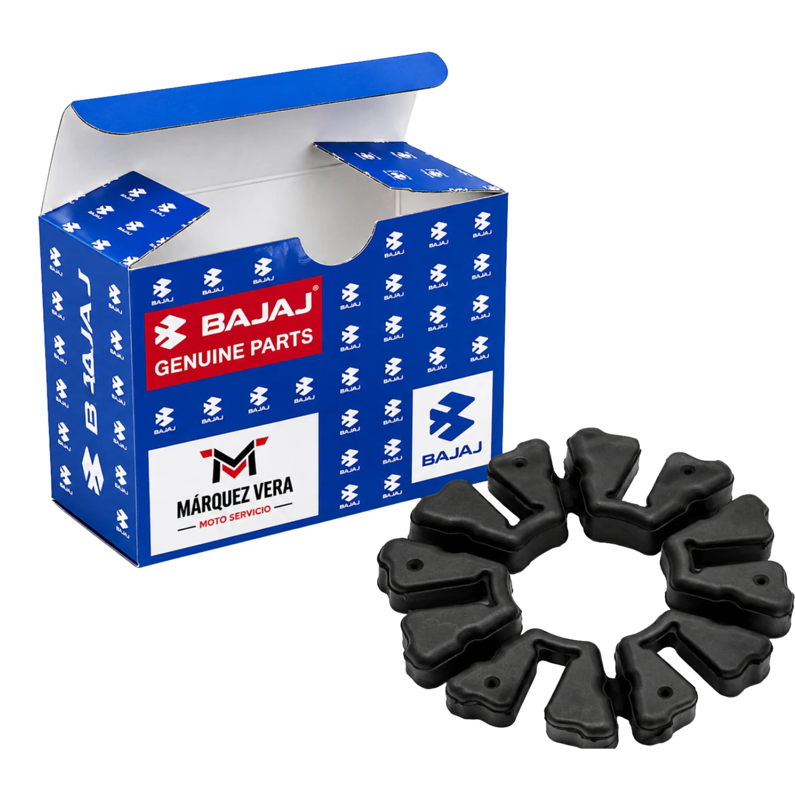 Goma de Impacto Damper Sprocket Original Bajaj Pulsar NS200, AS200, RS200, N250, N160 y F250