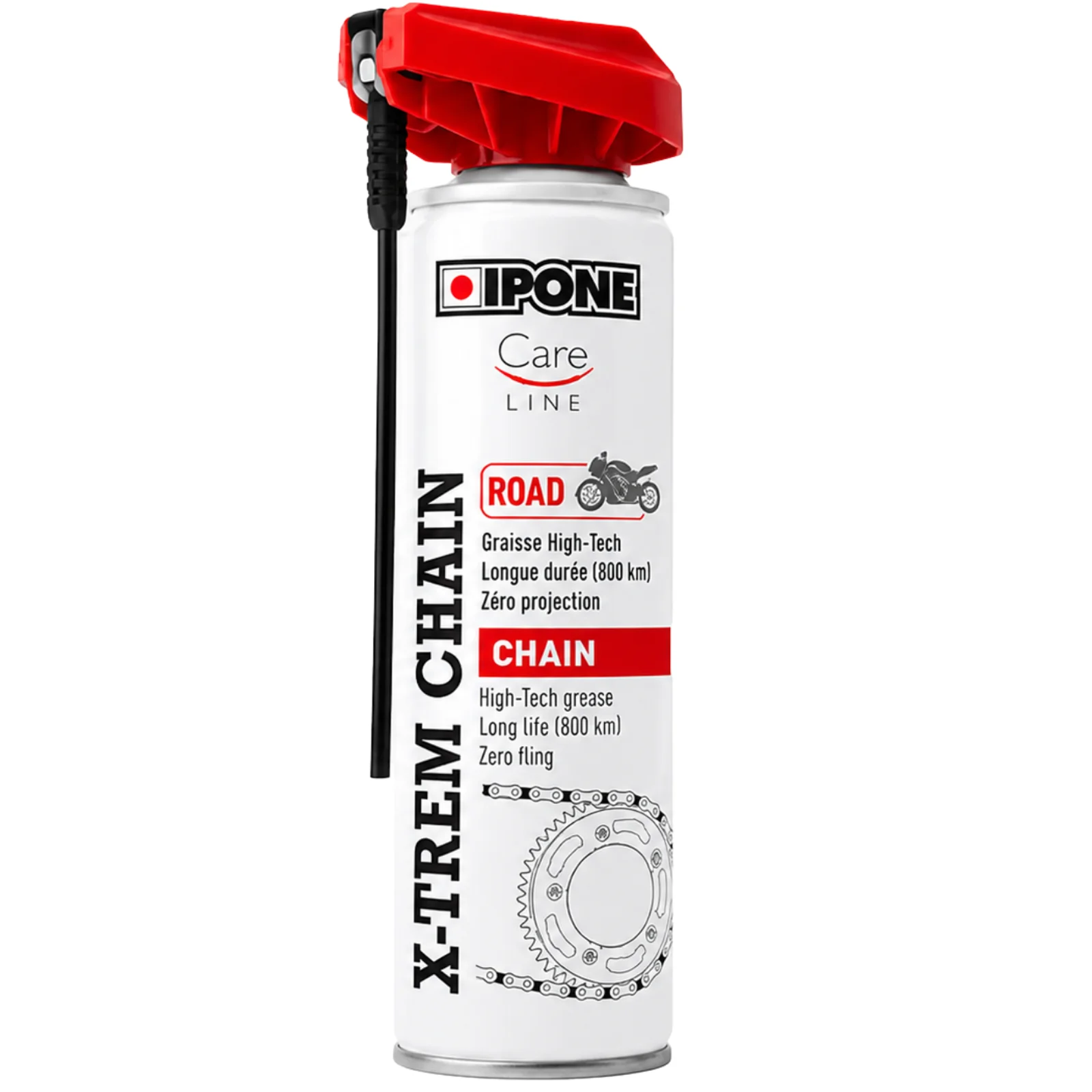 IPONE Chain Lube | Lubricante para Cadena de Moto Antidesgaste y Anticorrosión
