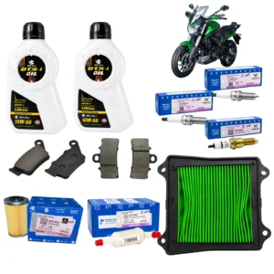 Kit de Afinación Original Bajaj Pulsar Dominar 400 | Filtro de Aire, Filtro de Aceite, Filtro de gasolina, Bujias, Balatas, Aceite Bajaj 10W50