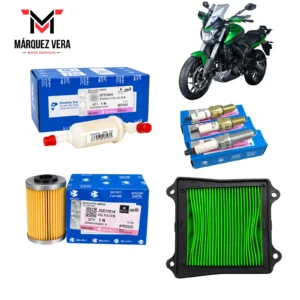 Kit de Afinación Original Bajaj Pulsar Dominar 400 | Filtro de Aire, Filtro de Aceite, Filtro de gasolina, Bujias
