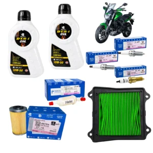 Kit de Afinación Original Bajaj Pulsar Dominar 400 | Filtro de Aire, Filtro de Aceite, Filtro de gasolina, Bujias, Aceite Bajaj 10W50