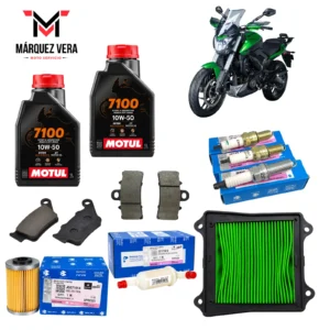 Kit de Afinación Original Bajaj Pulsar Dominar 400 | Filtro de Aire, Filtro de Aceite, Filtro de gasolina, Bujias, Balatas, Aceite Motul 7100 10W50