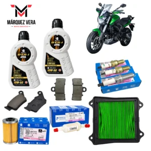 Kit de Afinación Original Bajaj Pulsar Dominar 400 | Filtro de Aire, Filtro de Aceite, Filtro de gasolina, Bujias, Balatas, Aceite Bajaj 10W50