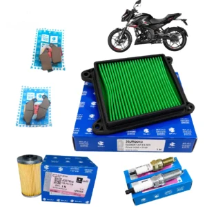 Kit de afinación original para moto Bajaj Pulsar N250 con filtros balatas delanteras y traseras