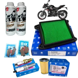 Kit de afinación original para moto Bajaj Pulsar N250 con filtros y aceite, balatas delanteras y traseras