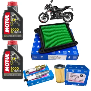 Kit de afinación original para moto Bajaj Pulsar N250 con filtros y aceite